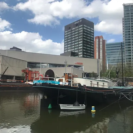 Botel Boat On Water In Centrum *