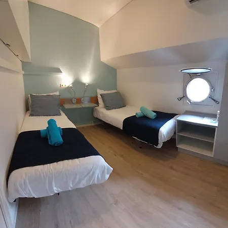 Botel Boat On Water In Centrum Rotterdam