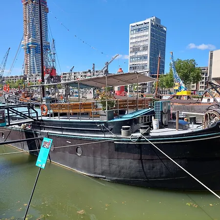Boat On Water In Centrum Rotterdam